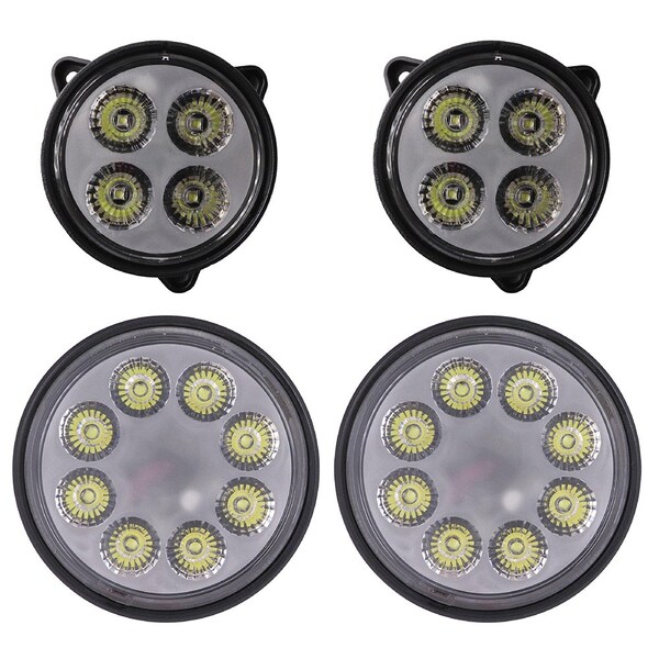 Aic Replacement Parts Flood Beam LED Headlight Kit Fits John Deere R Series Tractors 8302319-HYC - main